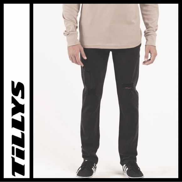 NWOT Tilly’s RSQ Men’s Slim Taper Jeans - Picture 3 of 13